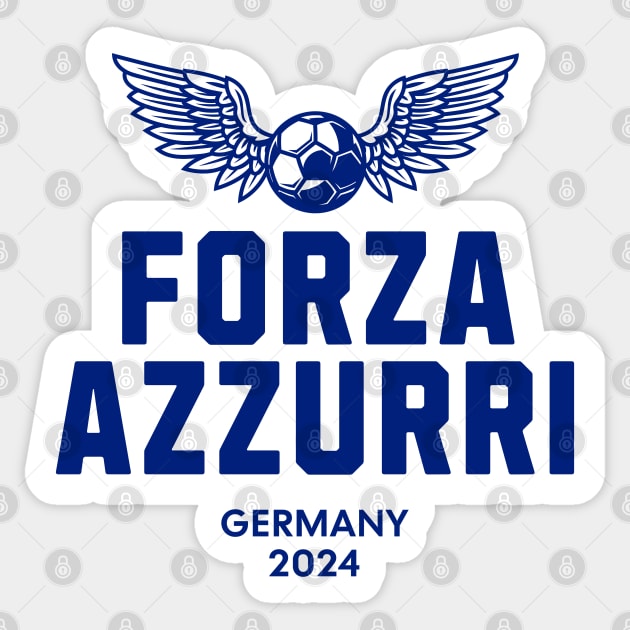 Forza Azzurri - Germany 2024 Euro Sticker by Kicosh